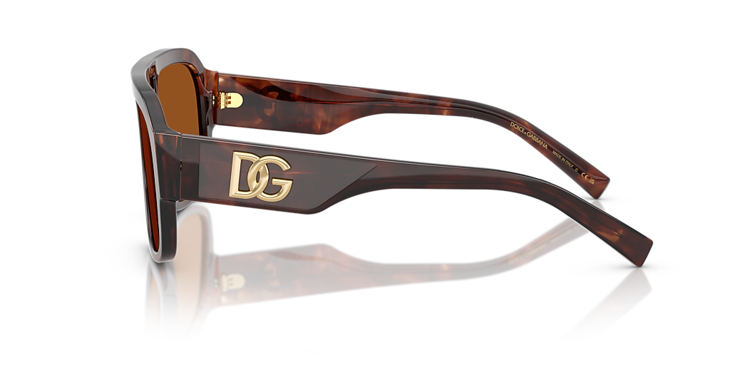 Dolce&Gabbana DG4403 L (58 - 16) with Brown lenses and Red frame