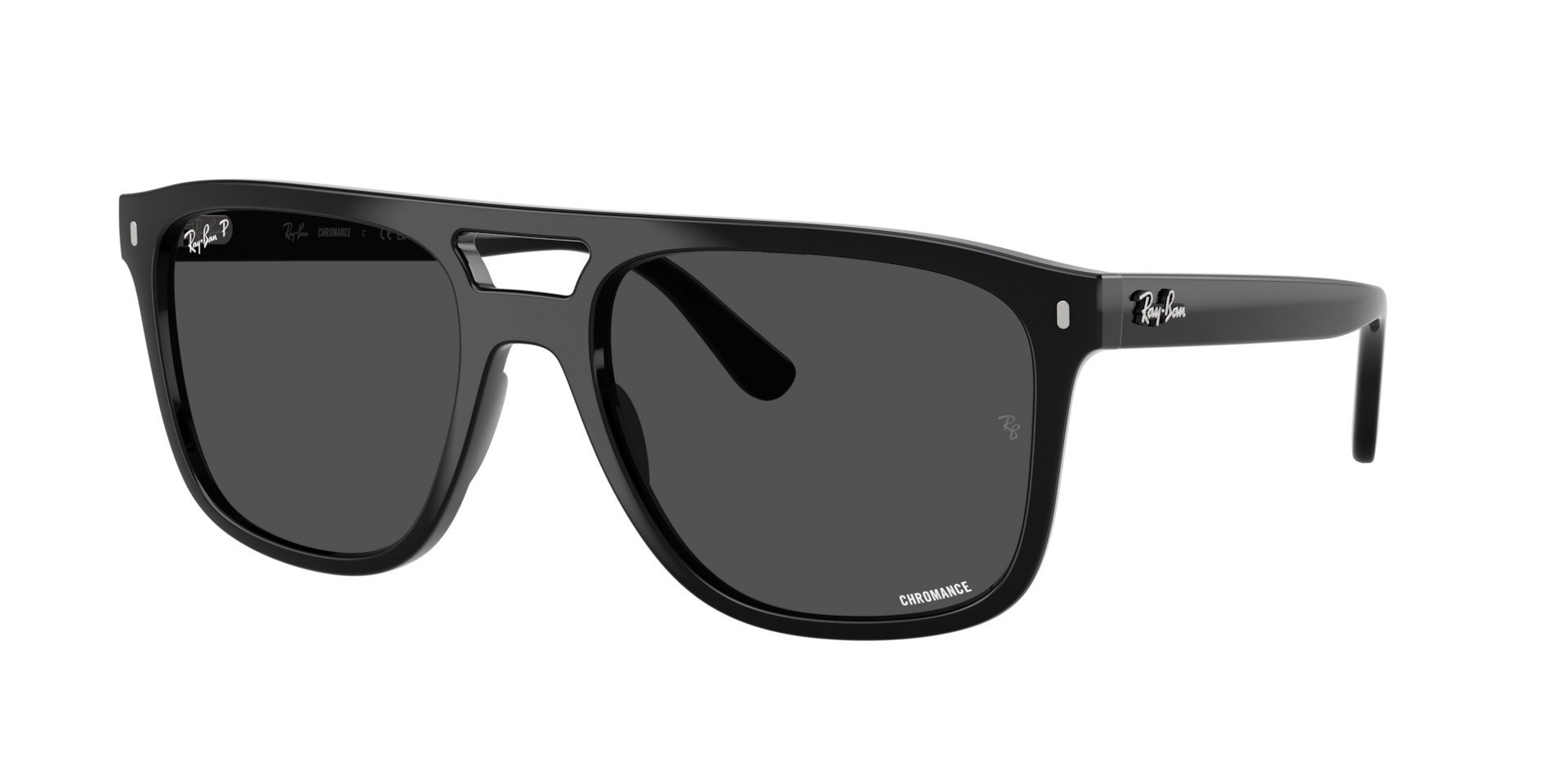 Ray-Ban Unisex Sunglass RB2213 Polarized+ Lenses -  Frame color: Black, Lens color: Polarised+ Dark Grey