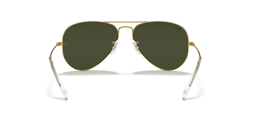 Ray-Ban Aviator Classic M (55 - 14) with Green lenses and Gold