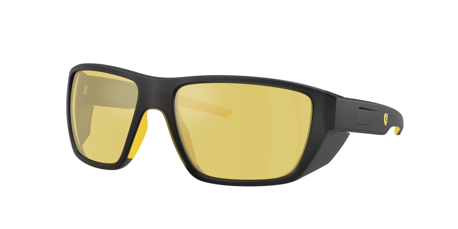 Scuderia Ferrari Man Sunglass FZ6012U -  Frame color: Matte Grey, Lens color: Mirror Yellow