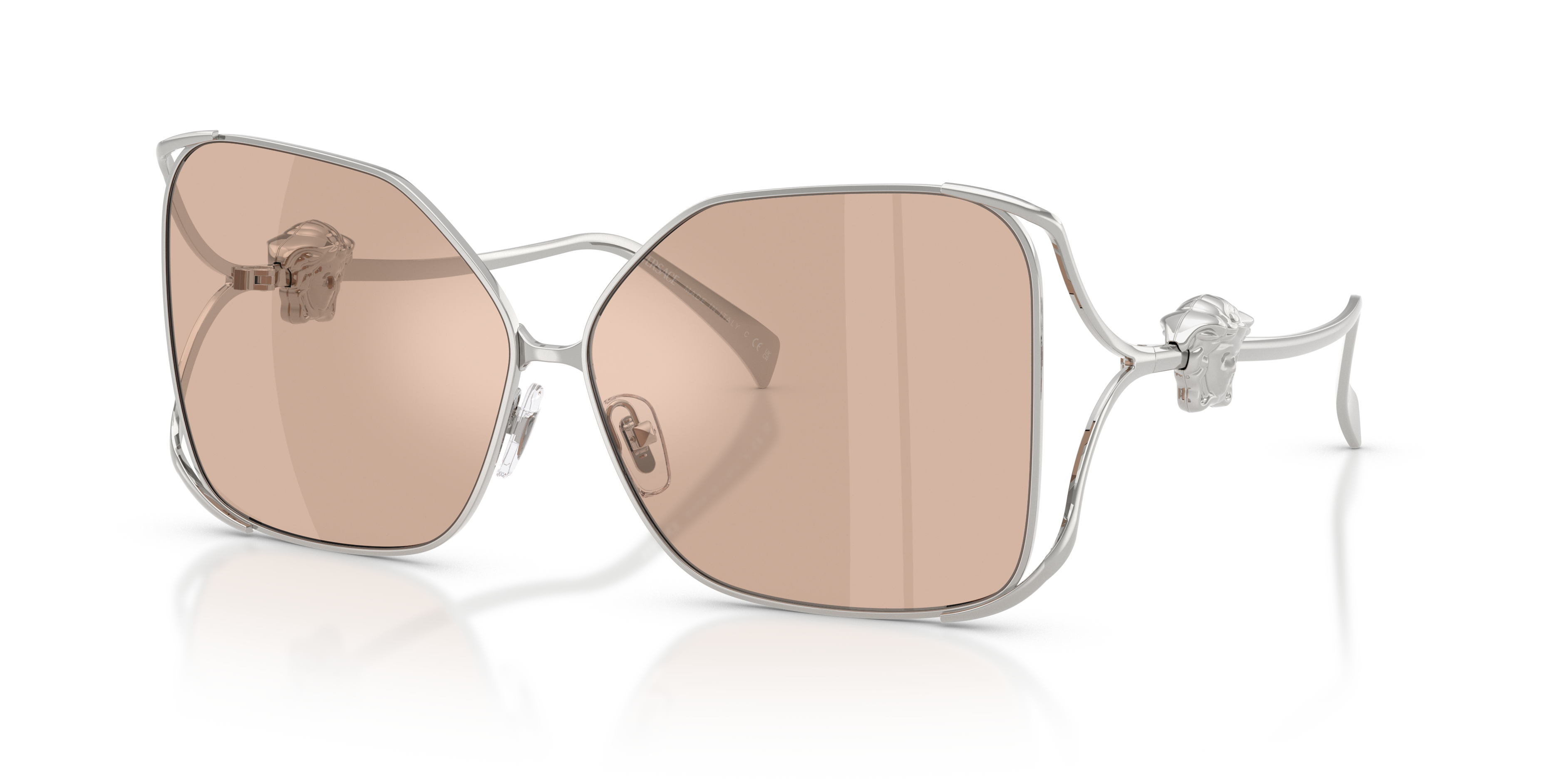 Versace VE2288 XL (62 - 11) with Pink lenses and Silver frame