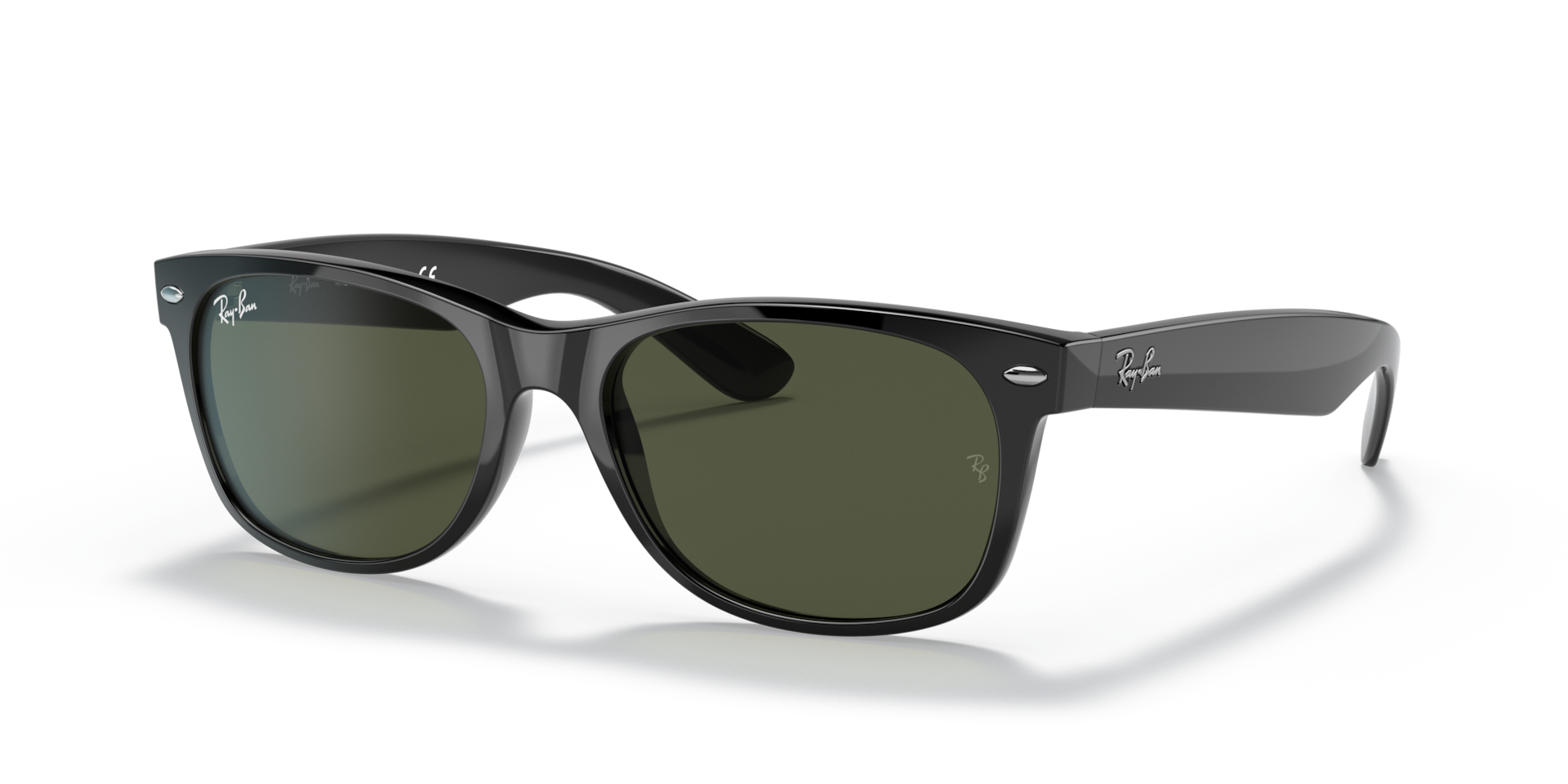 Ray-Ban New Wayfarer Classic M (55 - 18) with Green lenses and