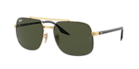 Ray-Ban RB3699 M (56 - 18) with Brown lenses and Gold frame