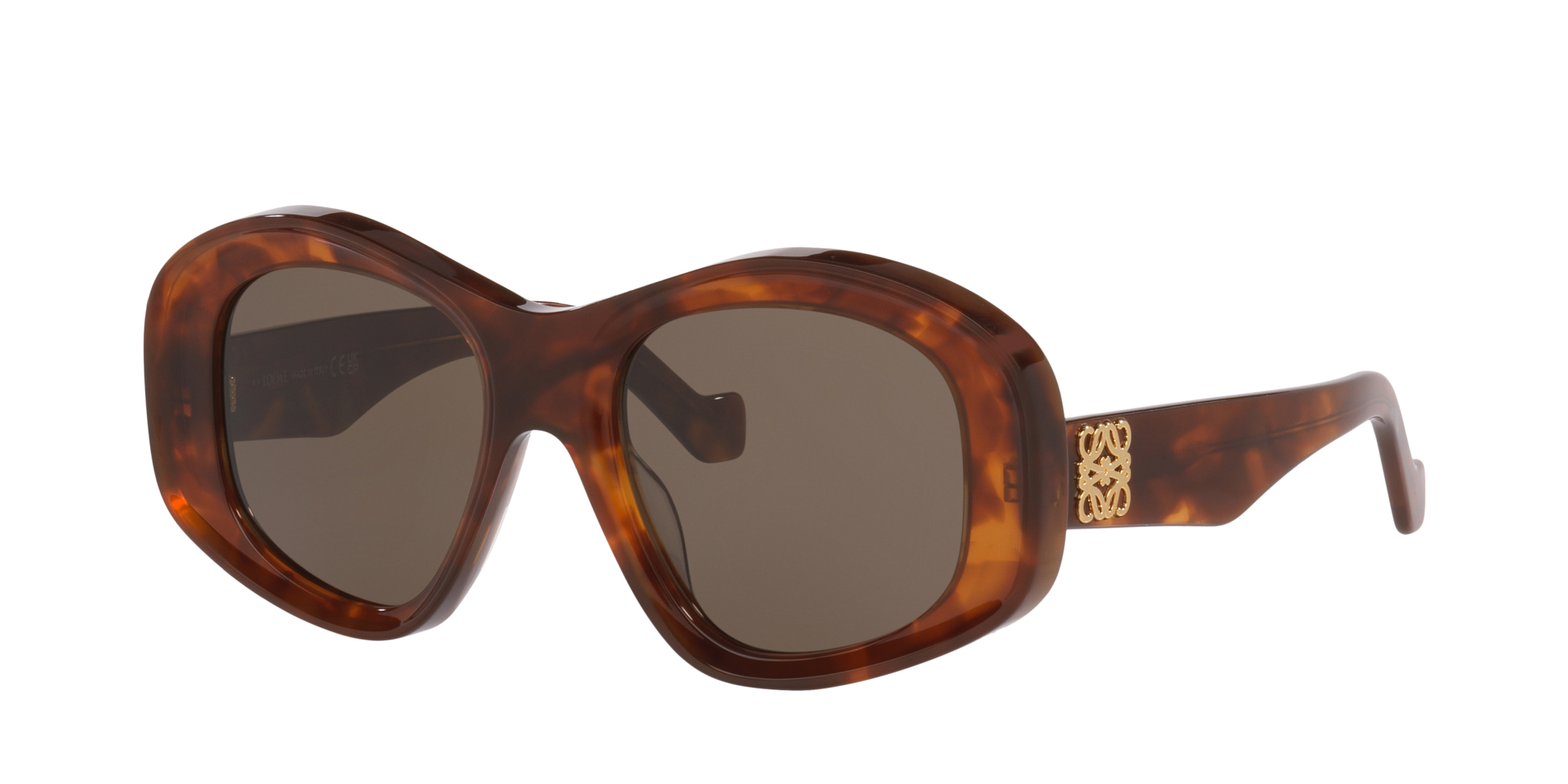 Loewe Femme Sunglass Anagram Lw40181I - Couleur du Monture caille Couleur de Lentille Brun 350 €