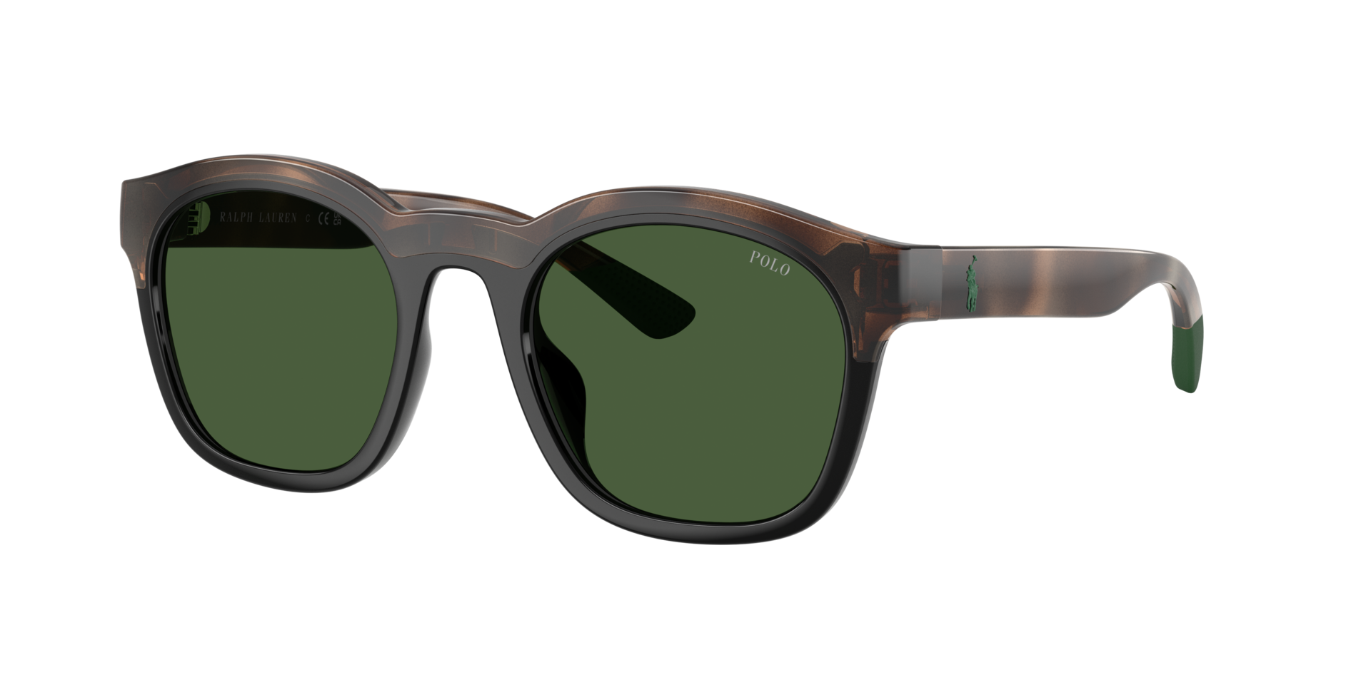 Polo Ralph Lauren Mann Sunglass PH4243U - Rahmenfarbe: Havana/Schwarz, Linsenfarbe: Dunkelgrün