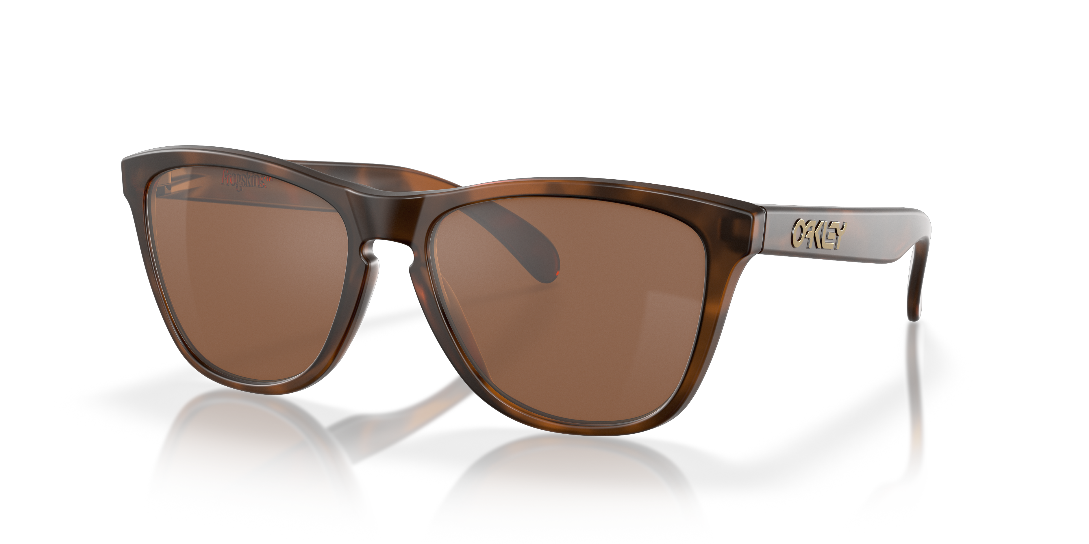 Oakley Frogskins™ XL (55 - 17) with Brown lenses and Tortoise