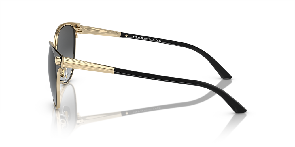 Versace VE2168 M (57 - 16) with Grey lenses and Black frame