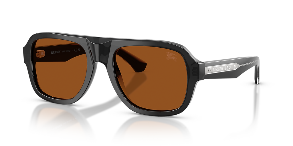 Burberry BE4478 L (55 - 20) with Brown lenses and Grey frame