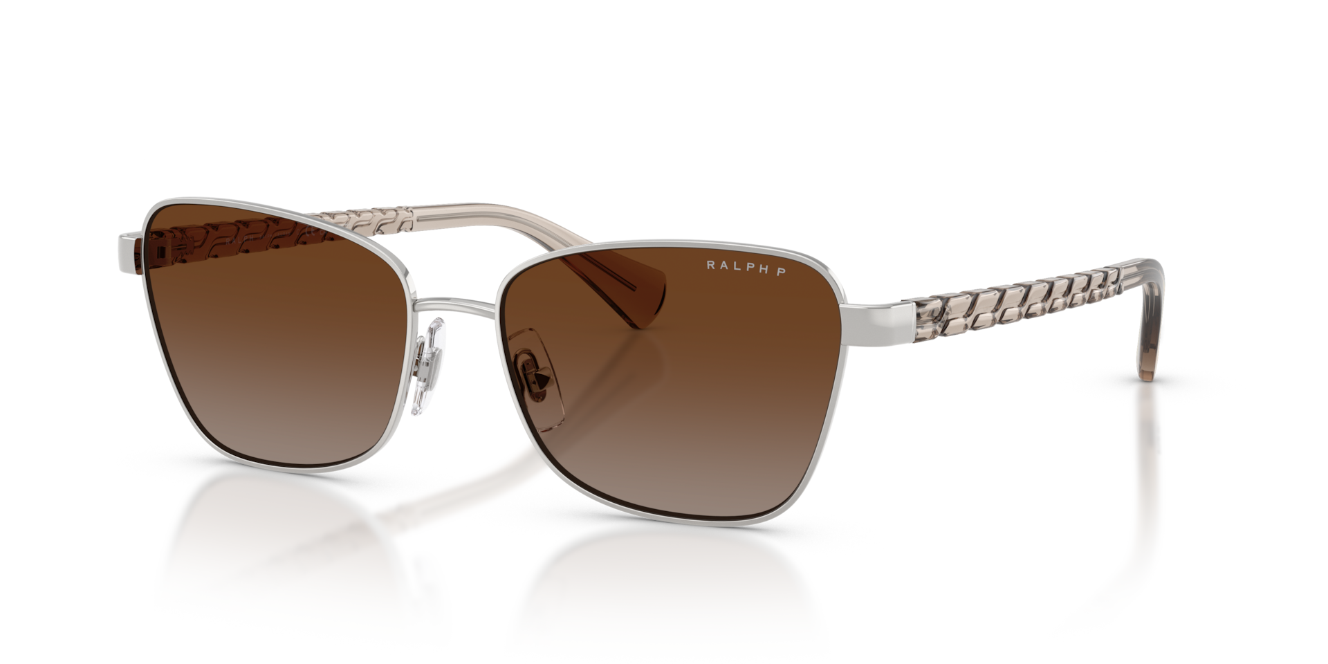 Ralph RA4149 L (56 - 16) with Brown lenses and Silver frame