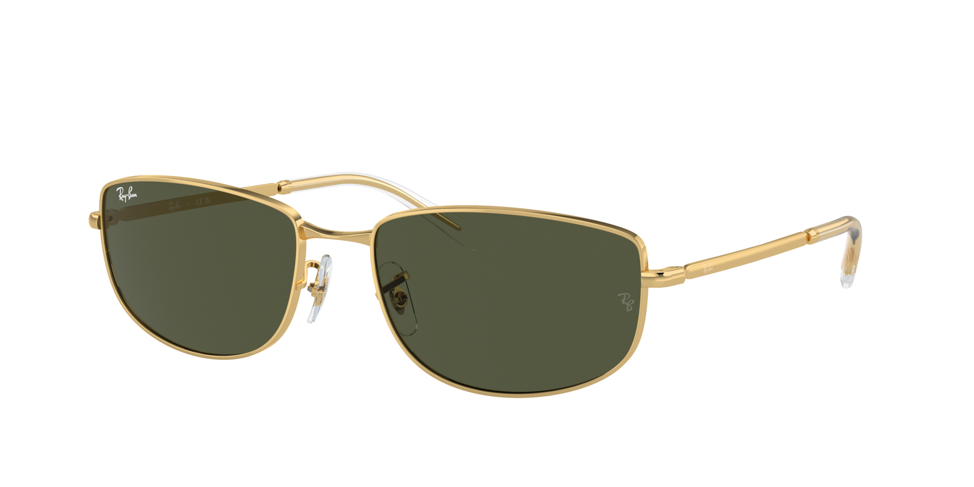 Ray-Ban Unisex Sunglass RB3732 -  Frame color: Arista Gold, Lens color: Green