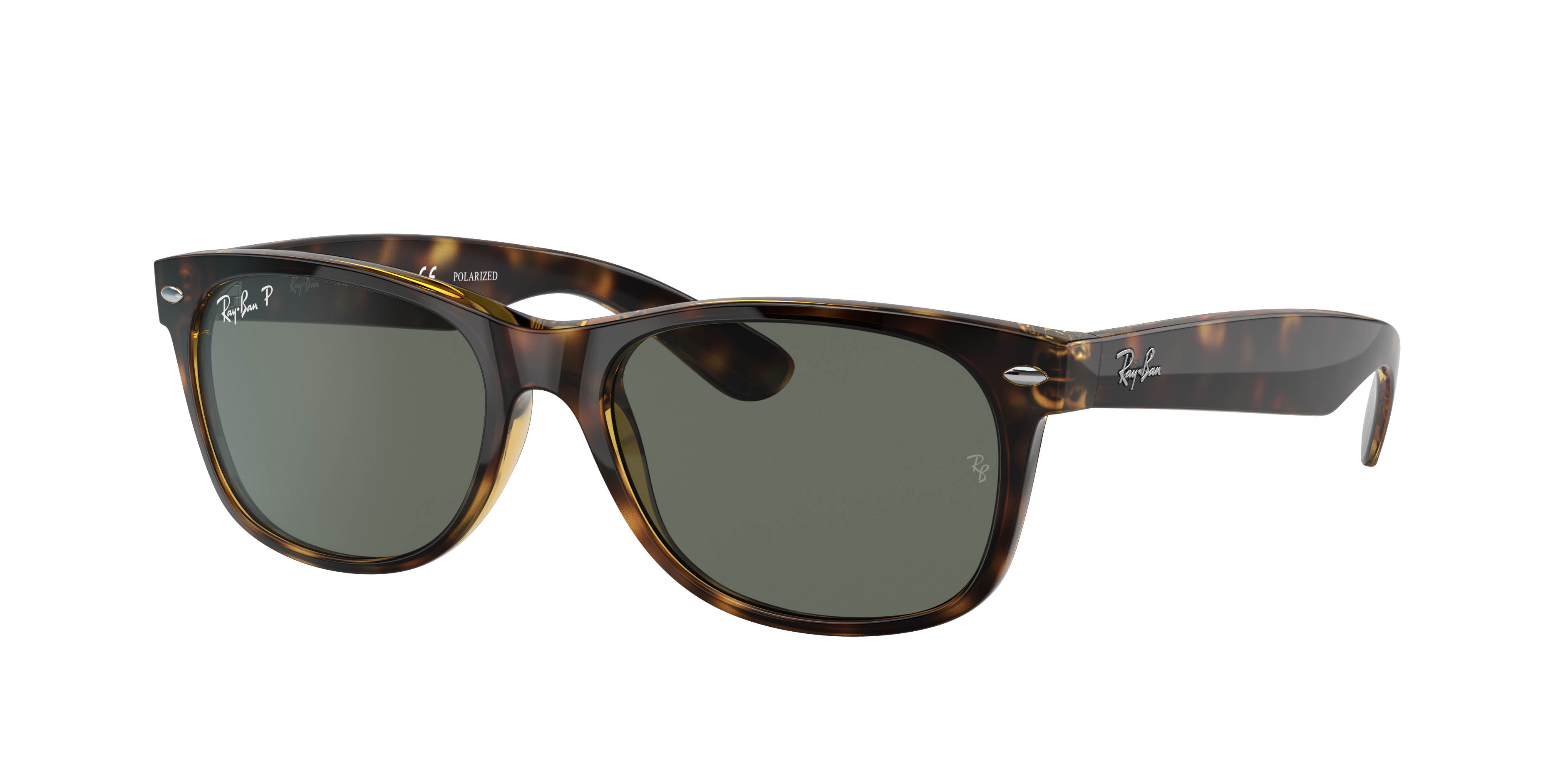 Ray-Ban New Wayfarer Classic XL (58 - 18) with Green lenses and