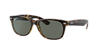 Ray-Ban New Wayfarer Classic M (55 - 18) with Brown lenses  display picture 1