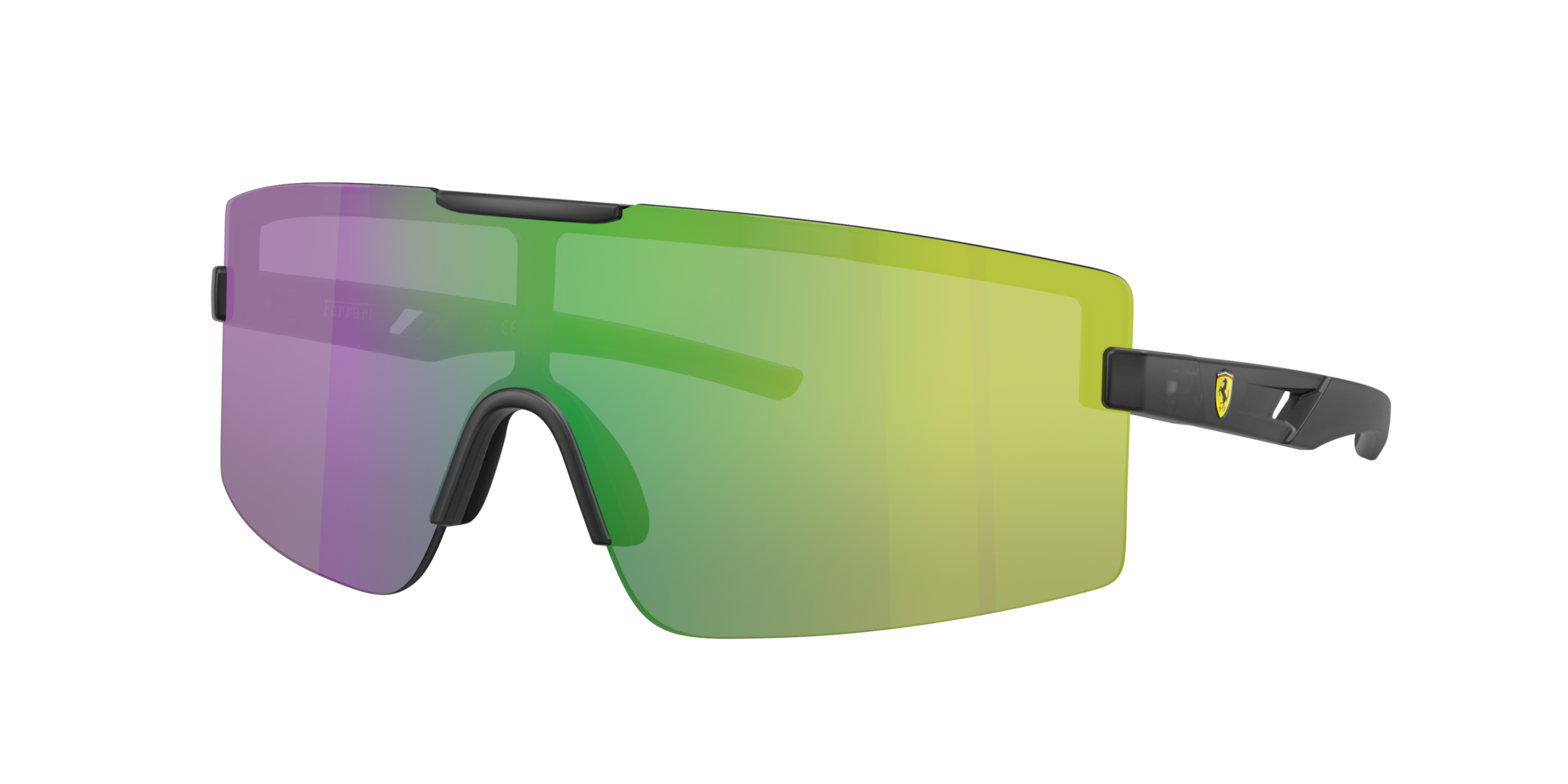 Scuderia Ferrari Man Sunglass FZ6008U -  Frame color: Matte Grey, Lens color: Mirror Green