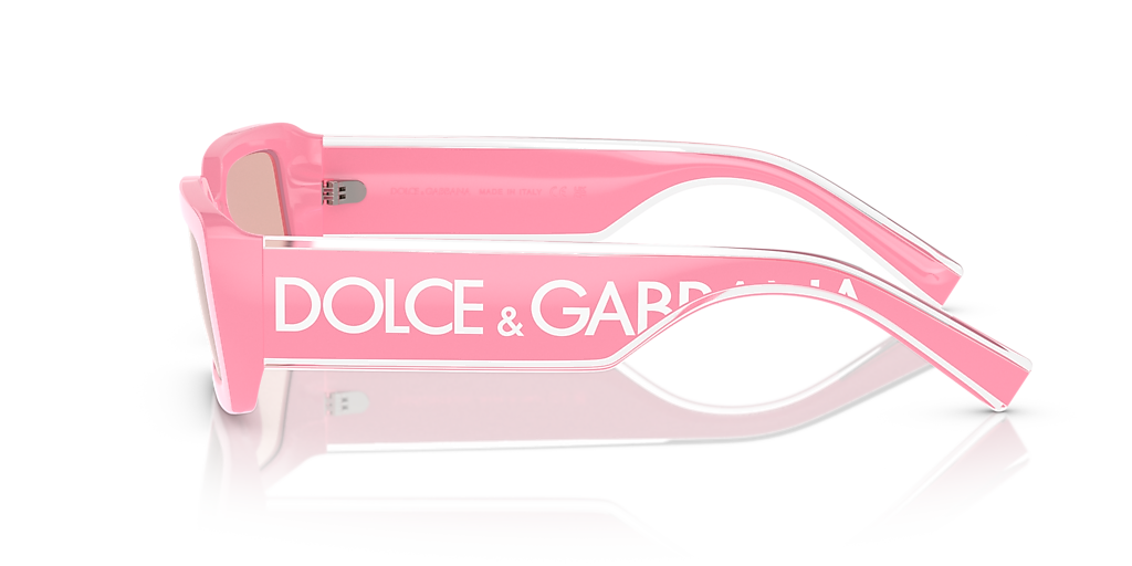 Dolce&Gabbana DG6187 M (53 - 20) com Lentes Rosa e Armação Rosa