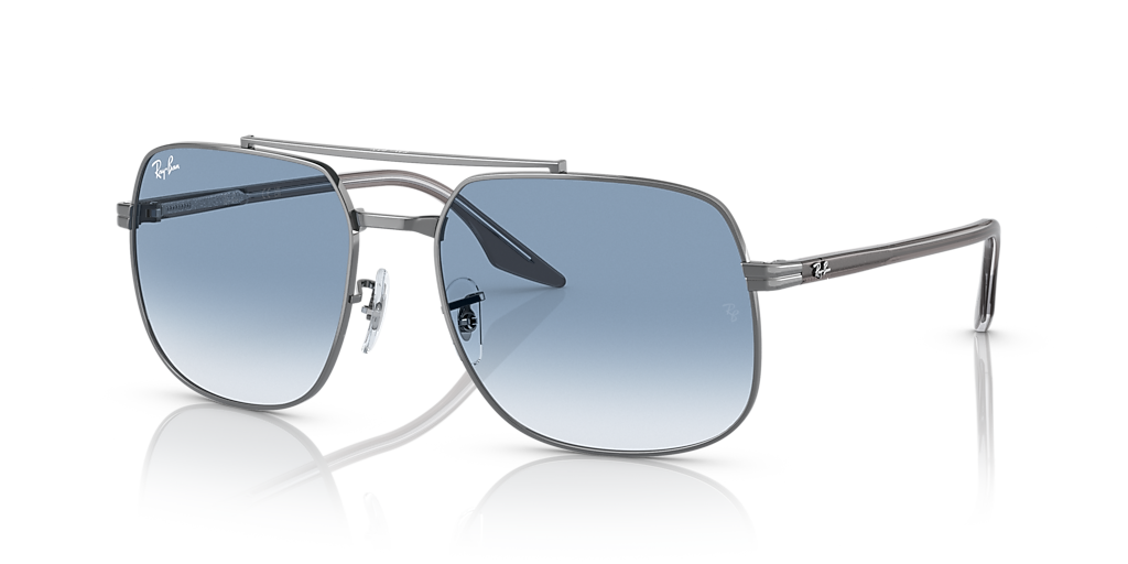 Ray-Ban RB3699 M (56 - 18) with Blue lenses and Grey frame