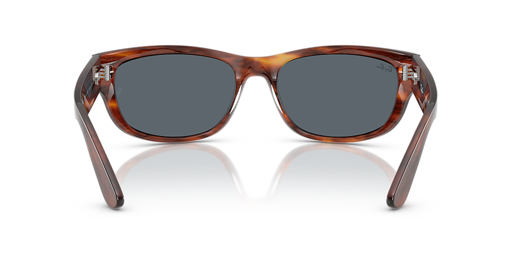 Ray-Ban Mega Balorama XL (63 - 19) with Blue lenses and Brown