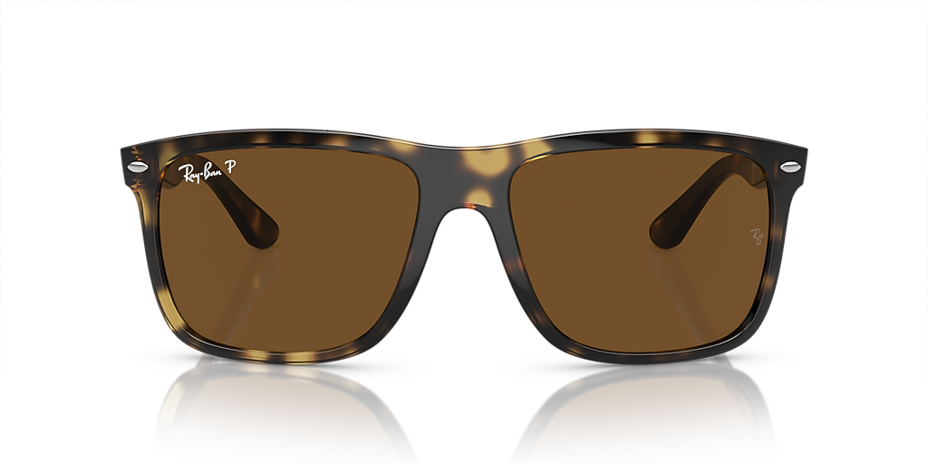 Ray-Ban Boyfriend Two L (57 - 18) with Brown lenses and Tortoise