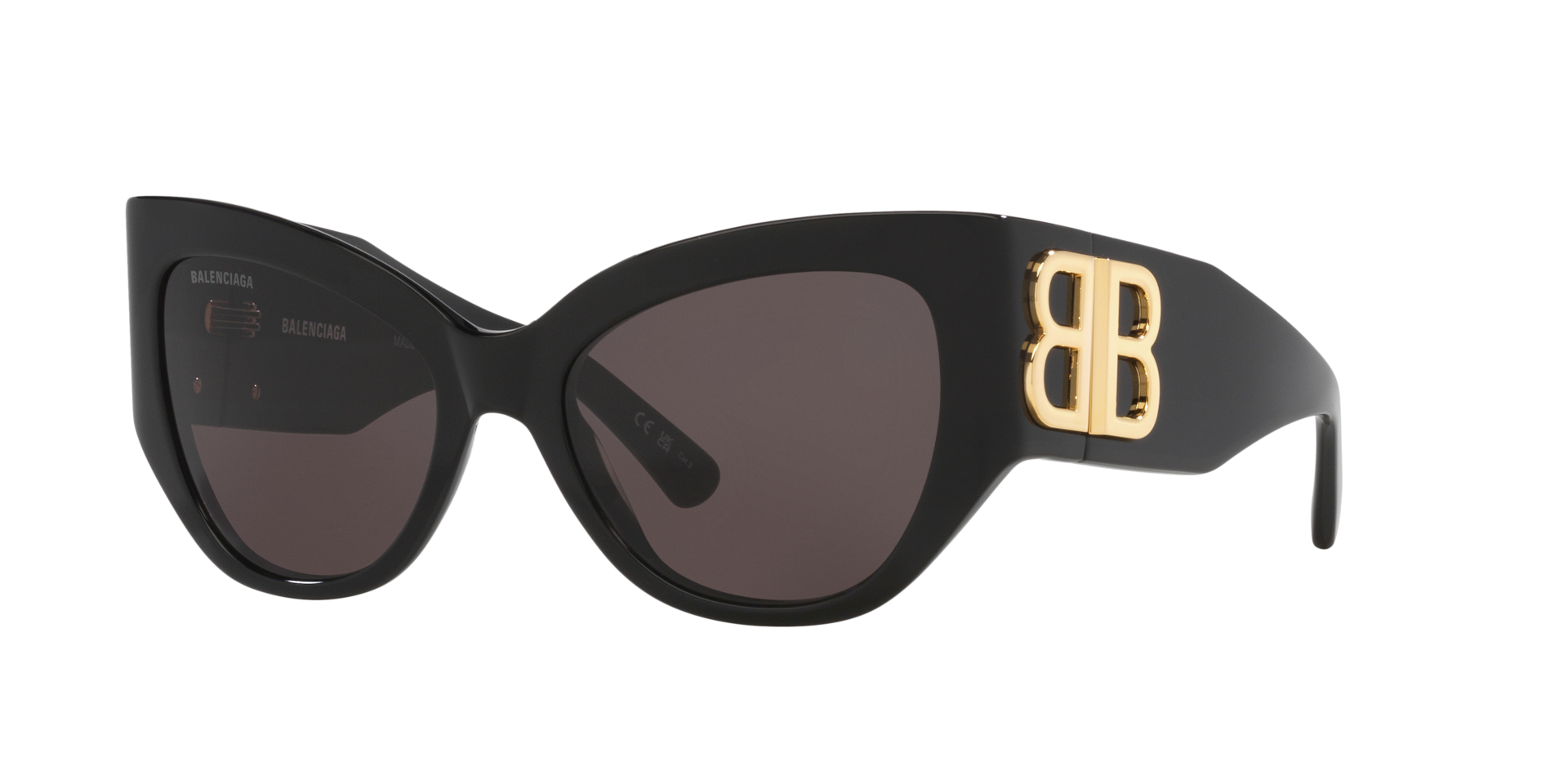 Balenciaga Femme Sunglass BB0322S - Couleur du Monture Noir Couleur de Lentille Gris 270 €