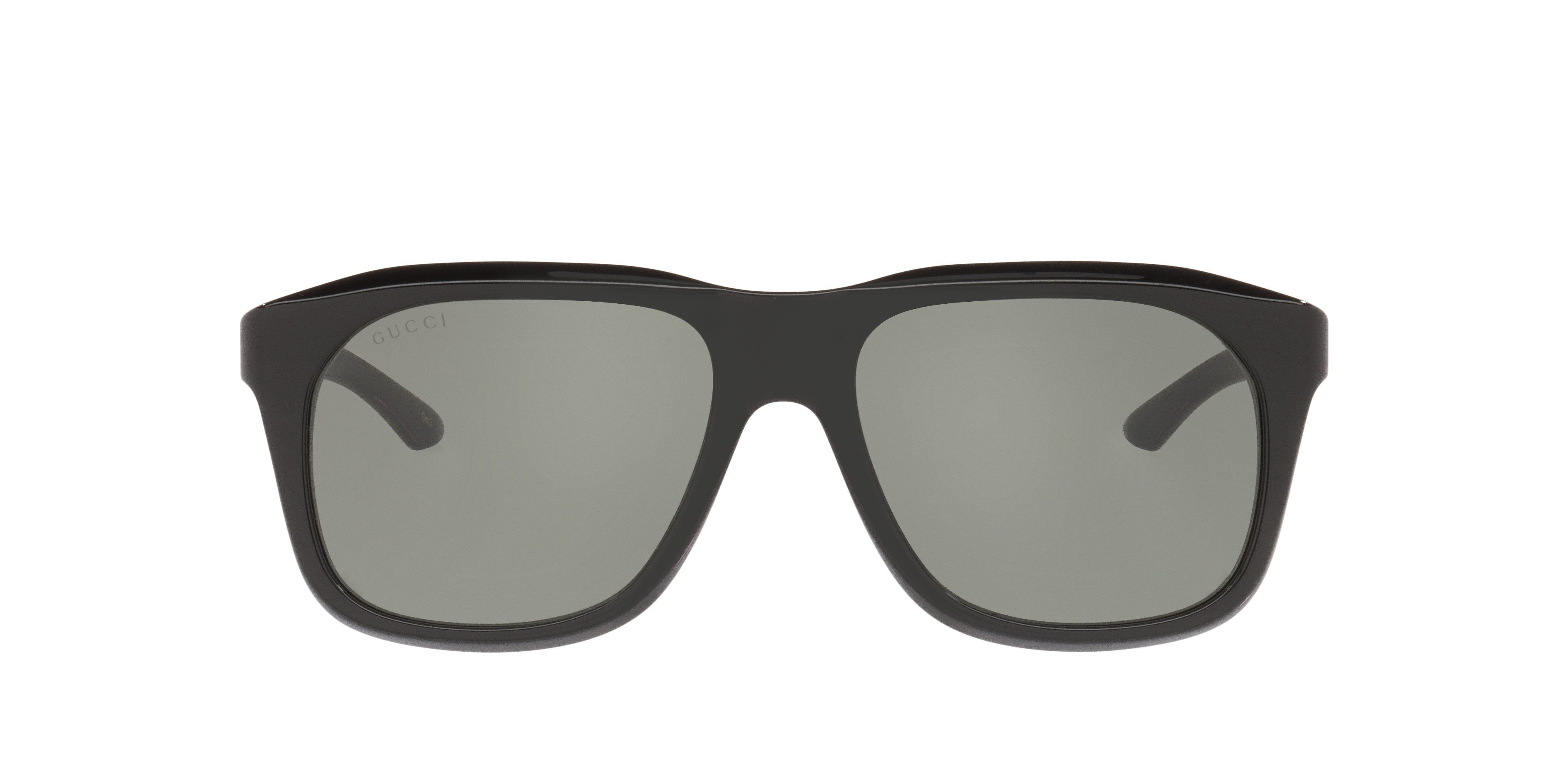 Gucci Gg2077S M (55 - 17) with Grey lenses and Black frame