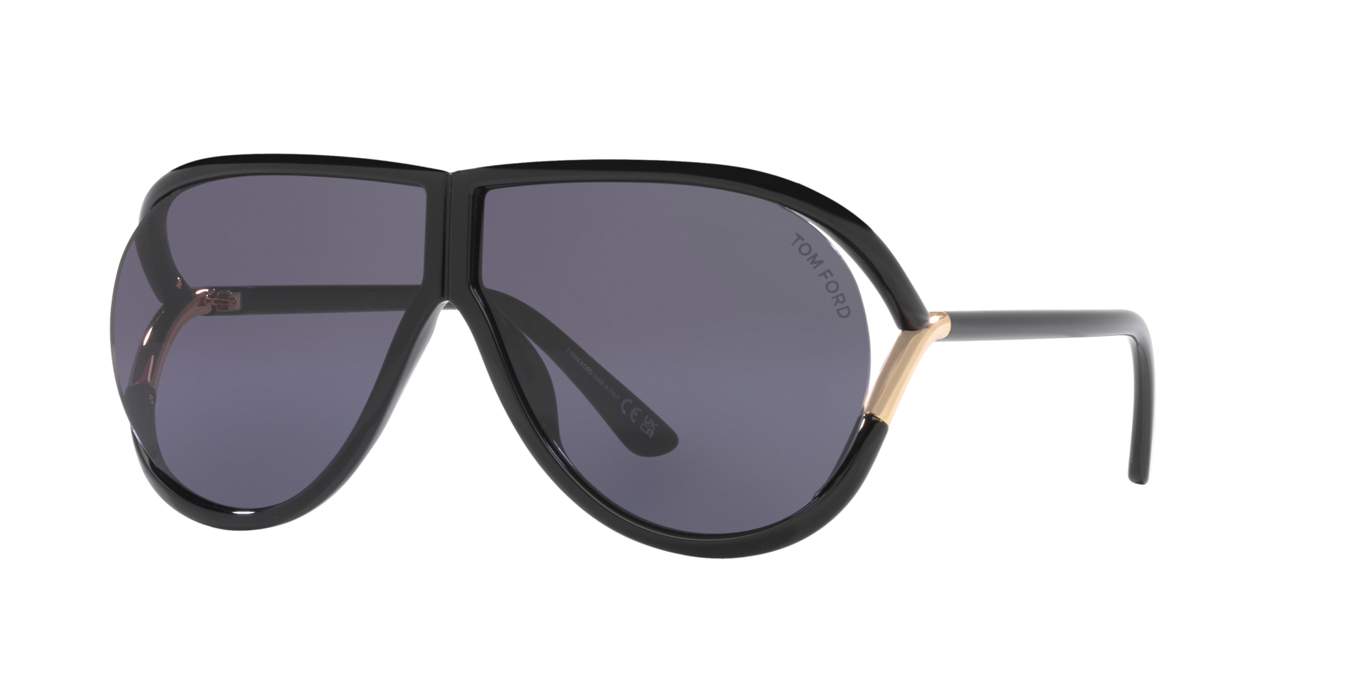 Tom Ford Unisex Sunglass FT1197 - Couleur du Monture Noir brillant Couleur de Lentille Gris 273 €