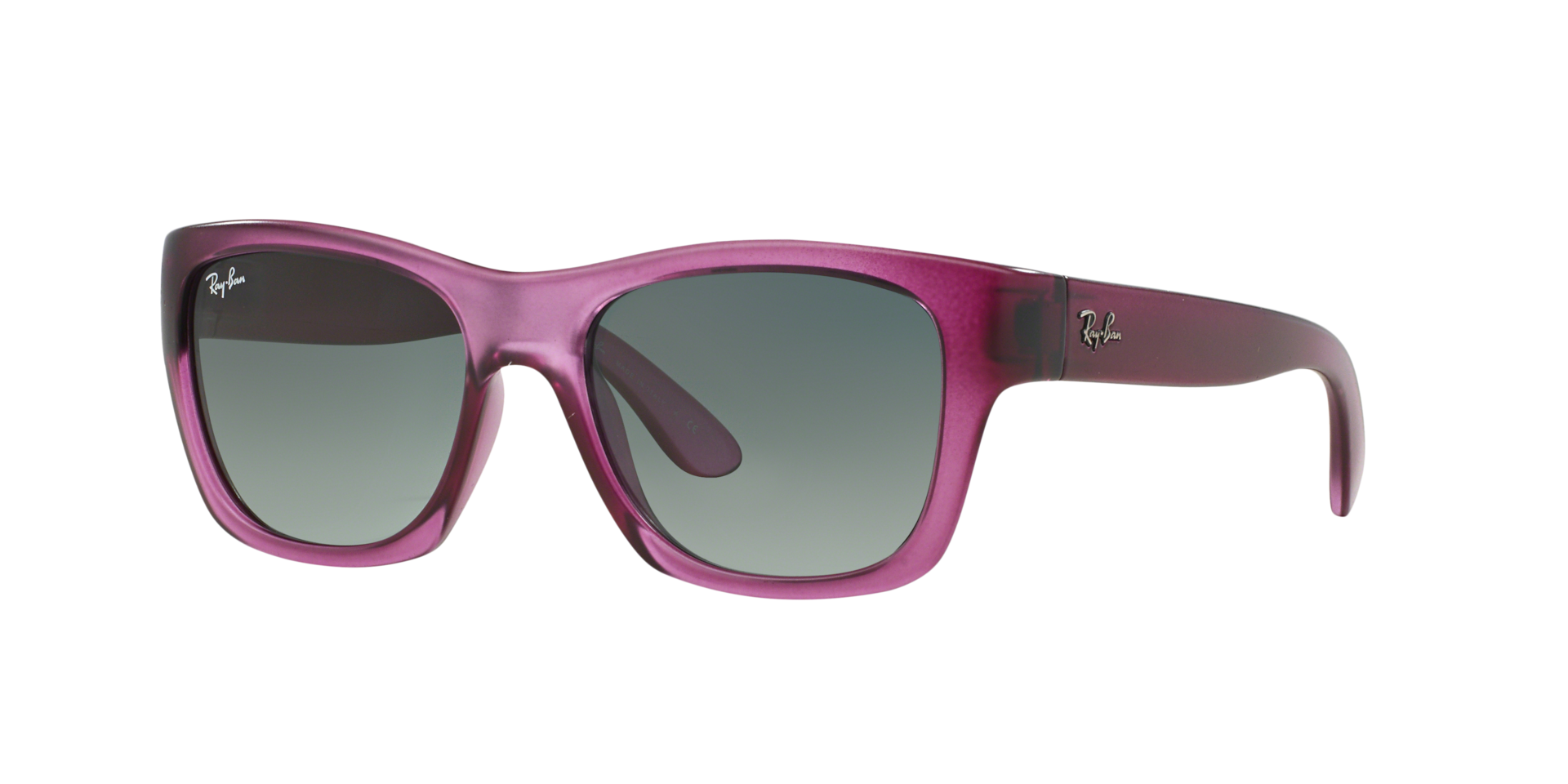 Ray-Ban Unisex Sunglass RB4194 -  Frame color: Pink, Lens color: Grey Gradient