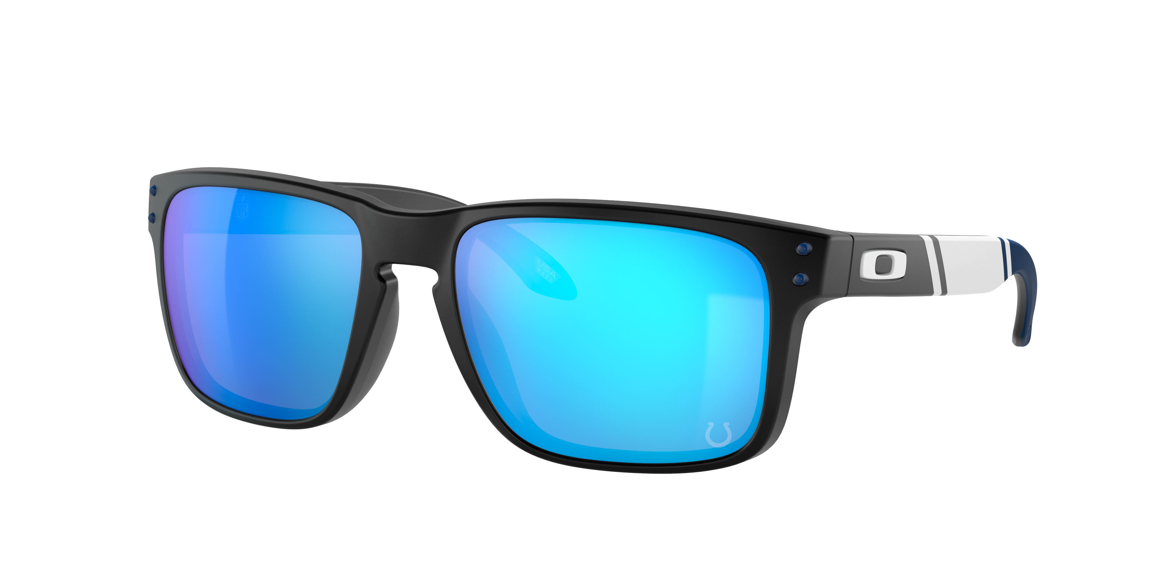 Oakley Indianapolis Colts Holbrook™ XL (57 - 18) with Blue lenses
