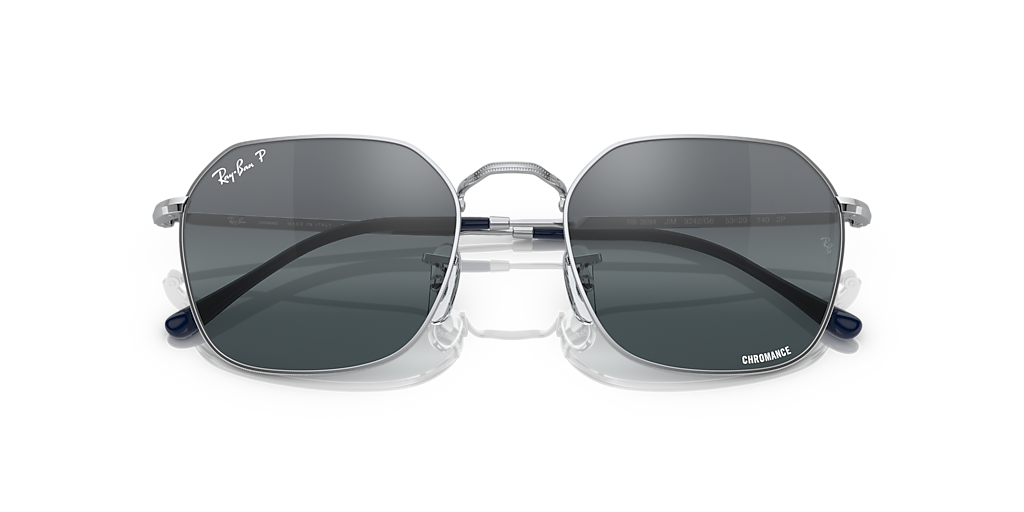 Ray-Ban Jim Polarized+ Lenses XL (55 - 20) com Lentes Azul e