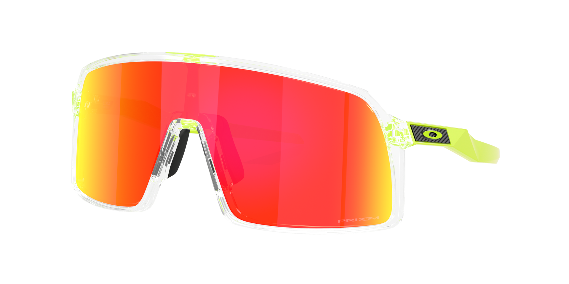 Oakley Homme Sunglass Sutro Neon Pop Collection - Couleur du Monture: Incolore, Couleur de Lentille: Prizm Rubis