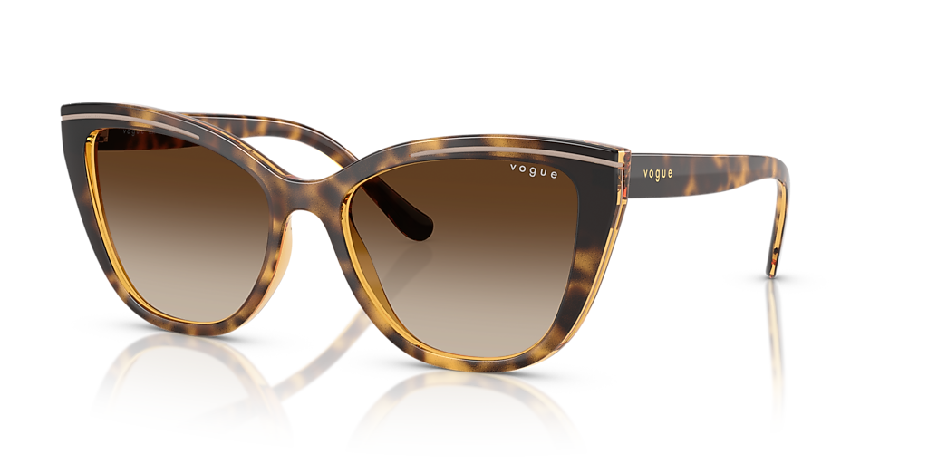 Vogue Eyewear VO5591SL 1AT2006A00 L (56 - 18) com Lentes Marrom e