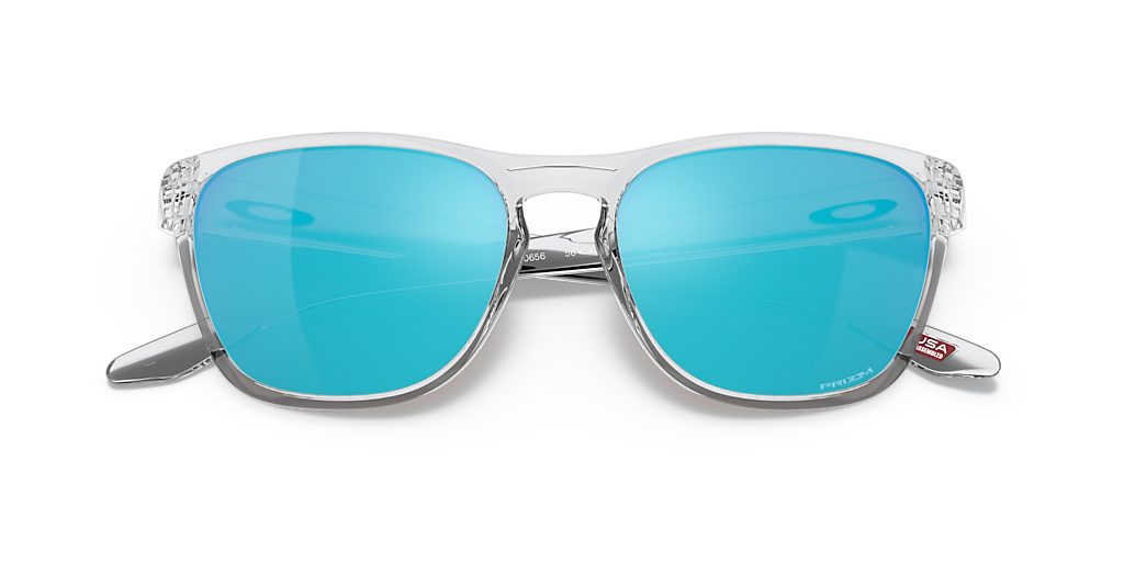 OAKLEY MANORBURN サングラス クリアフレーム PRIZMレンズ Oakley Manorburn L (56 - 17) with Blue lenses and Transparent