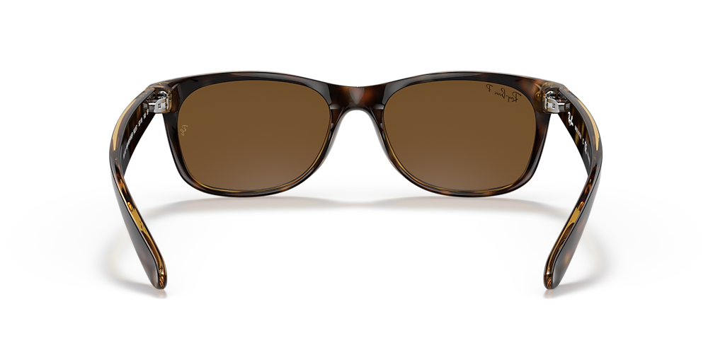 Ray-Ban New Wayfarer Classic M (55 - 18) with Brown lenses and