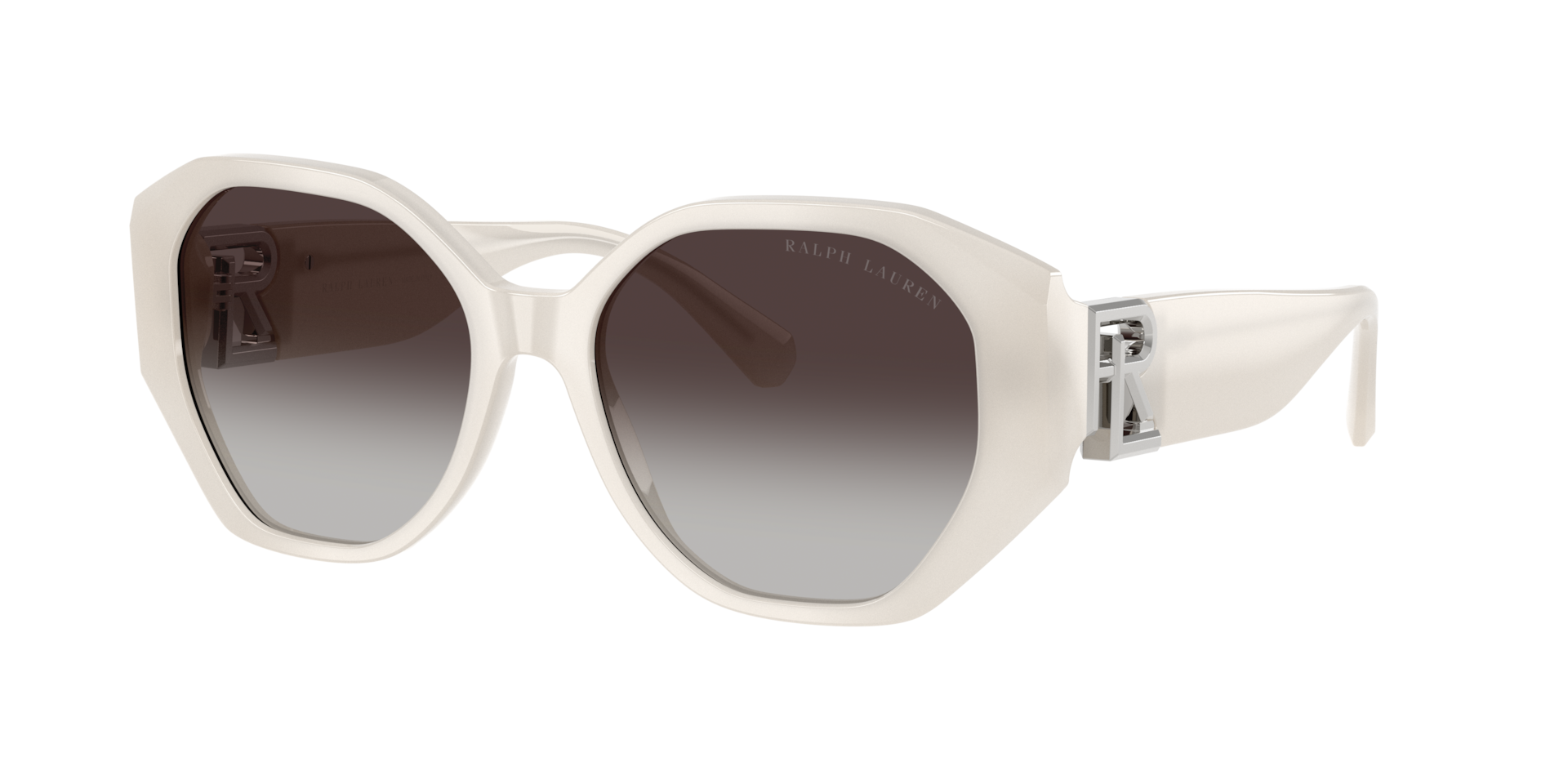 Ralph Lauren Femme Sunglass The Juliette - Couleur du Monture Opaline laiteuse Couleur de Lentille Dgrad Gris 299 €