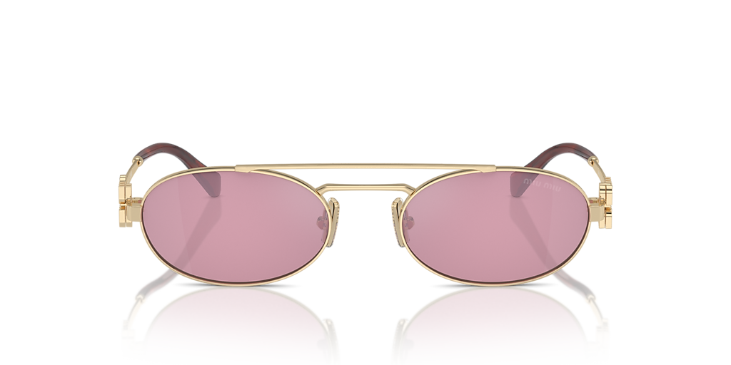 Miu Miu MU 54ZS M (53 - 19) with Pink lenses and Gold frame