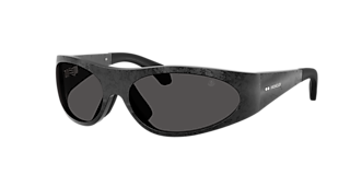 Moncler ME8008 LASZER L (63 - 12) with Grey lenses and Black frame