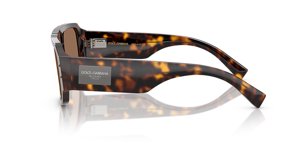 Dolce&Gabbana DG4482 XL (57 - 18) with Brown lenses and Tortoise
