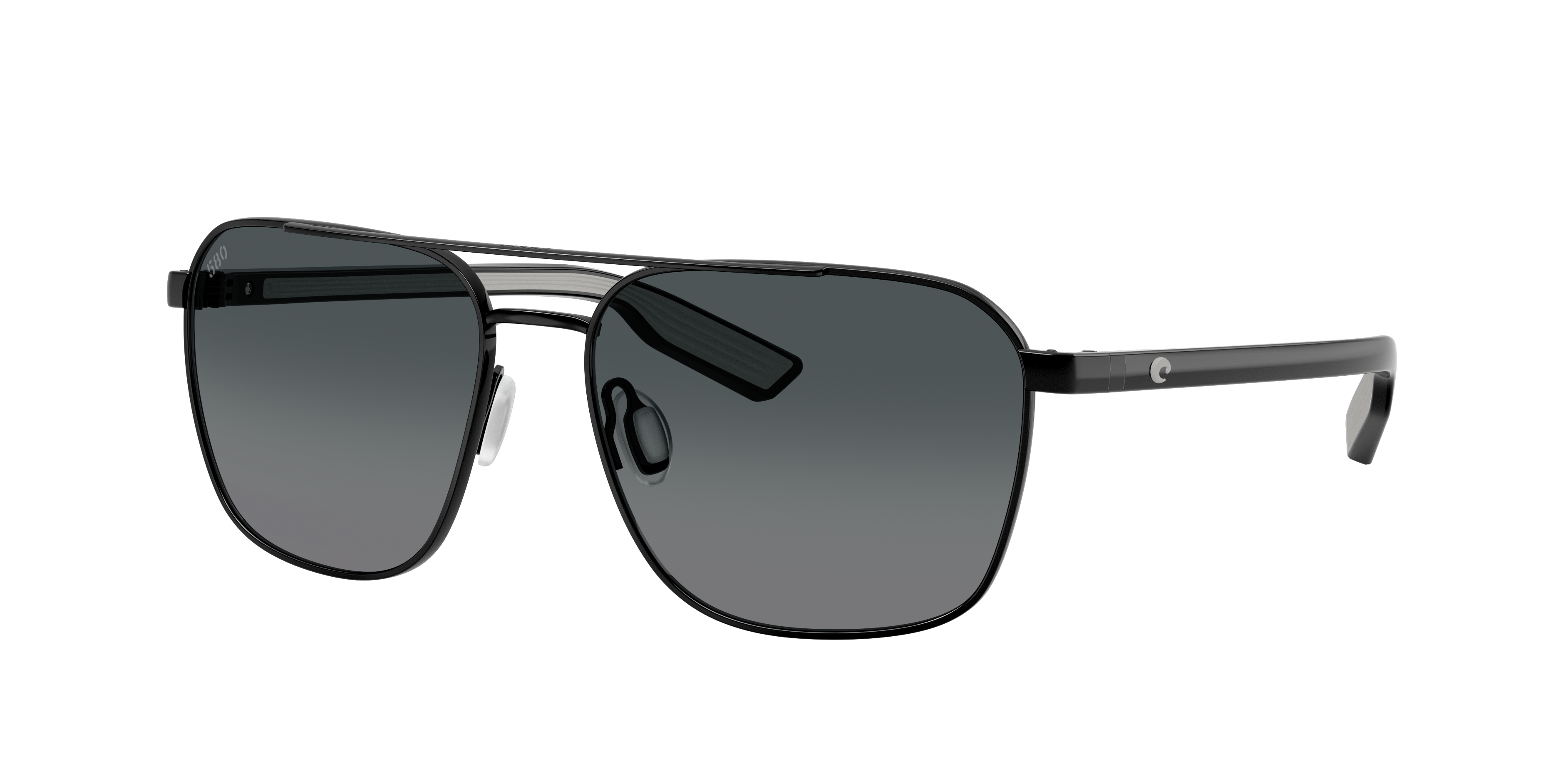 Costa Man Sunglass Wader -  Frame color: Black, Lens color: Gray Gradient