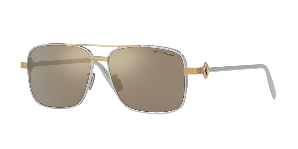 DIOR Dm40146U M (58 - 13) with Yellow lenses and Grey frame