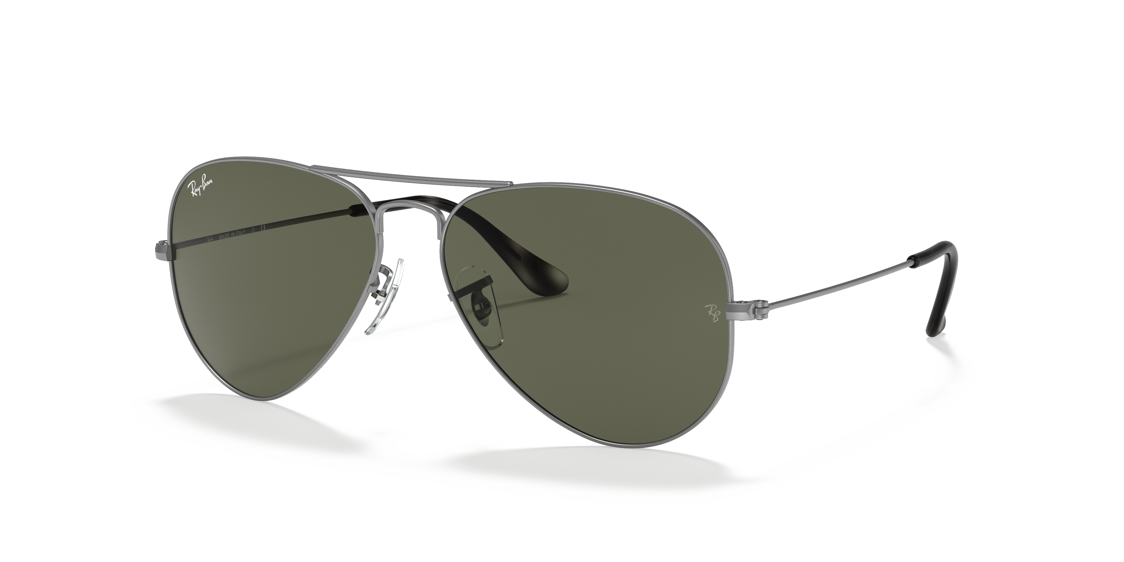 タ*ー様 ヴィンテージ　レアRay-Ban AVIATOR CLASSIC グリ Ray-Ban Aviator Classic XL (58 - 14) with Green lenses and Grey