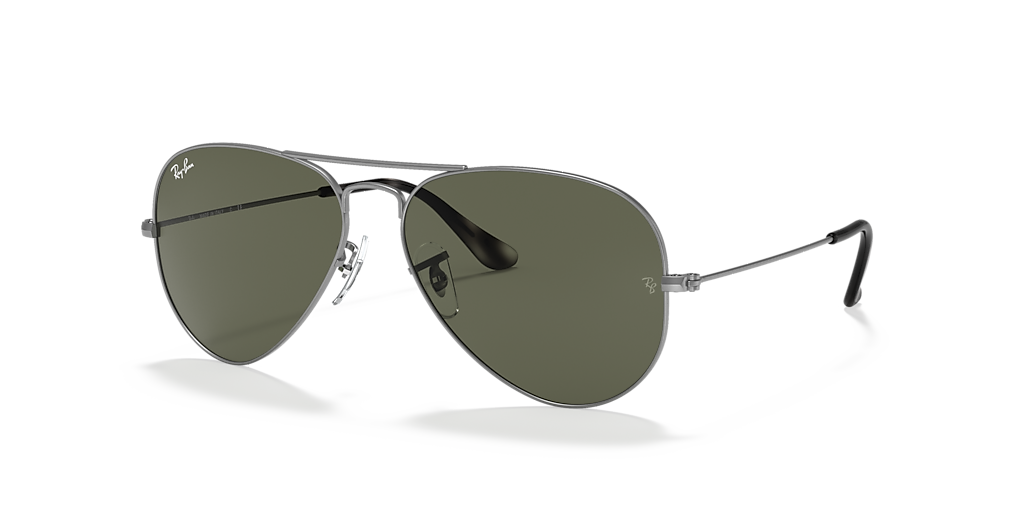 タ*ー様 ヴィンテージ　レアRay-Ban AVIATOR CLASSIC グリ Ray-Ban Aviator Classic XL (58 - 14) with Green lenses and Grey