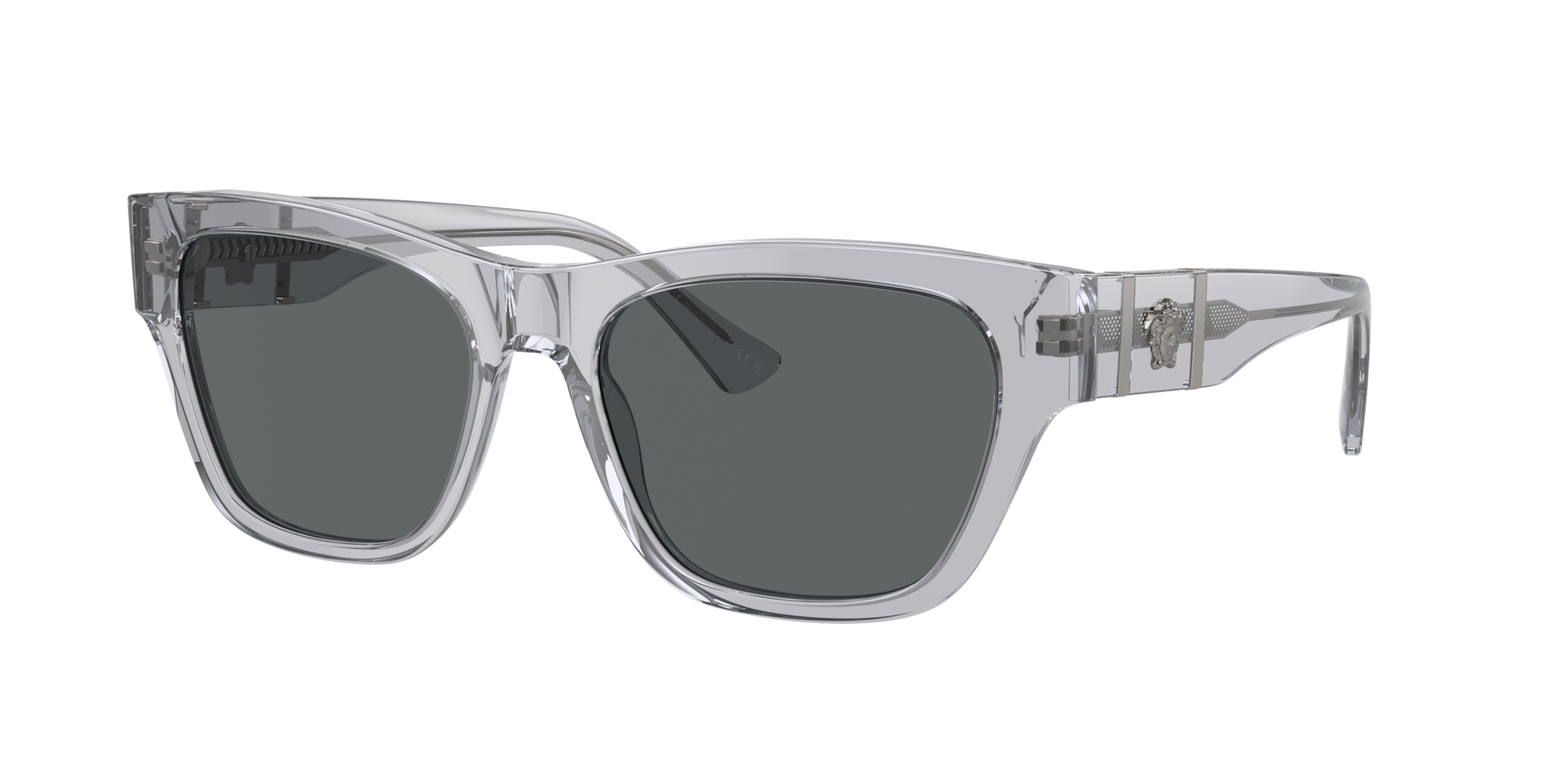 Versace Homme Sunglass VE4457 - Couleur du Monture Gris Transparent Couleur de Lentille Gris fonc 142 €