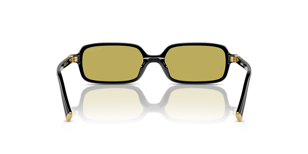 Miu Miu MU 11ZS S (51 - 16) with Green lenses and Black frame