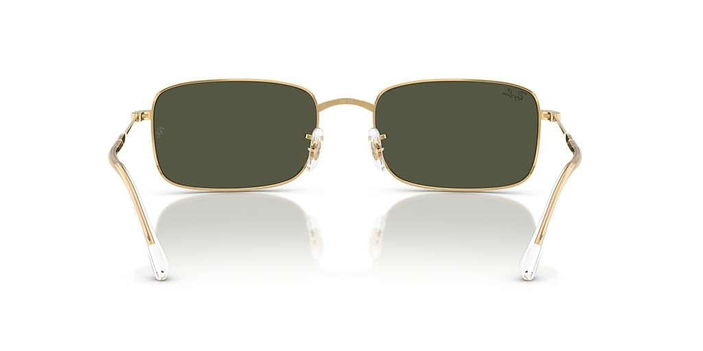 Ray-Ban RB3746 XXL (59 - 20) with Green lenses and Gold frame