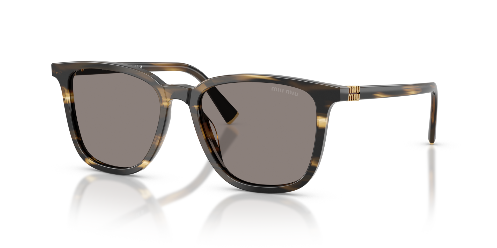 Miu Miu MU B03S M (53 - 17) with Grey lenses and Tortoise frame