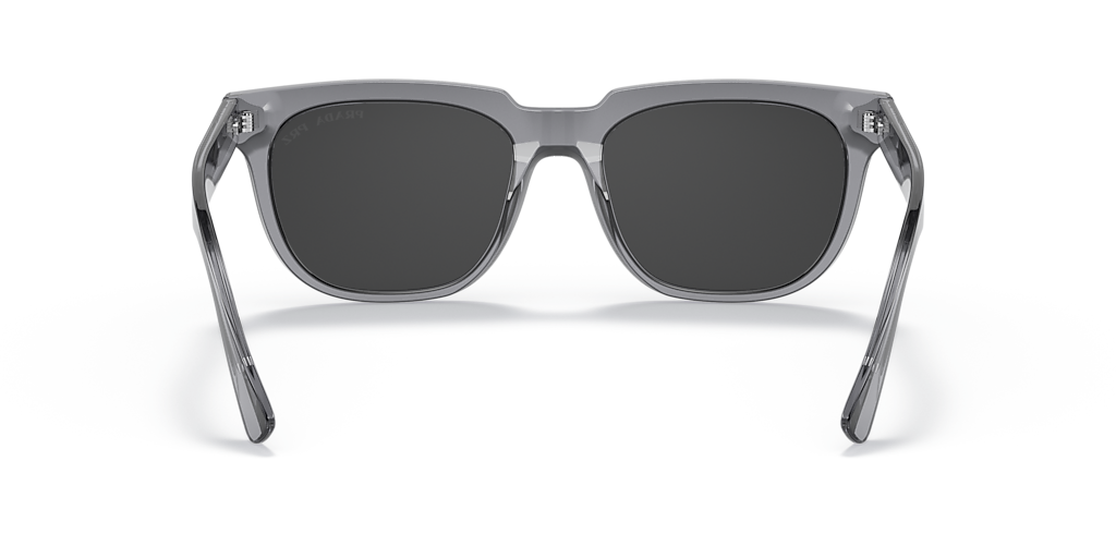 Prada PR 04YS XL (56 - 19) com Lentes Preto e Armação Cinza