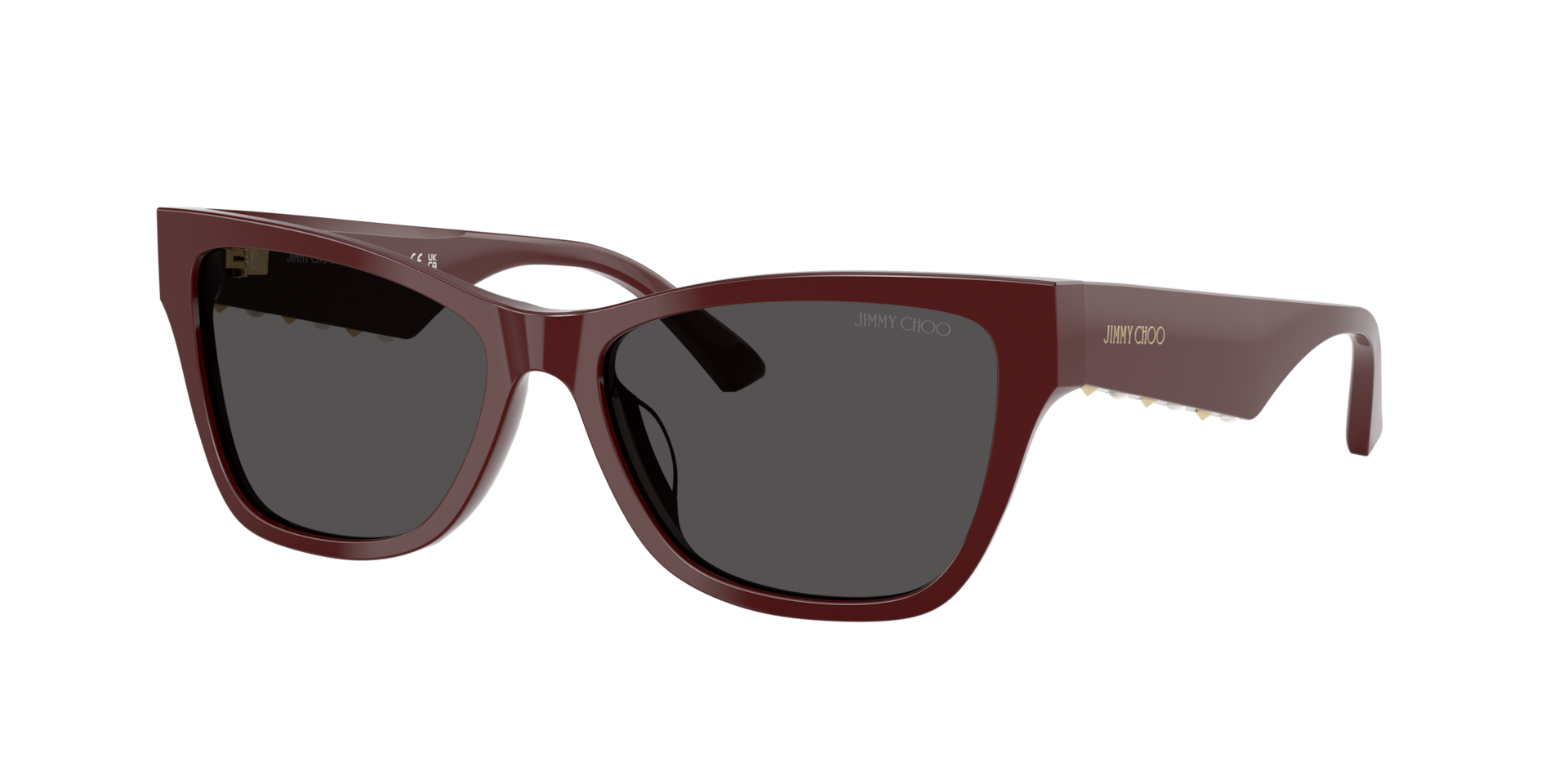 Jimmy Choo Mujer Gris Oscuro Sunglass Jc5024hu - Color Del Marco: Rojo, Color De La Lente:
