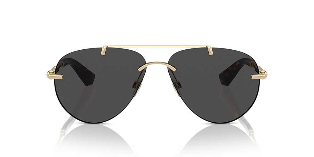 Burberry BE3151 XL (60 - 13) with Grey lenses and Gold frame  display picture 2