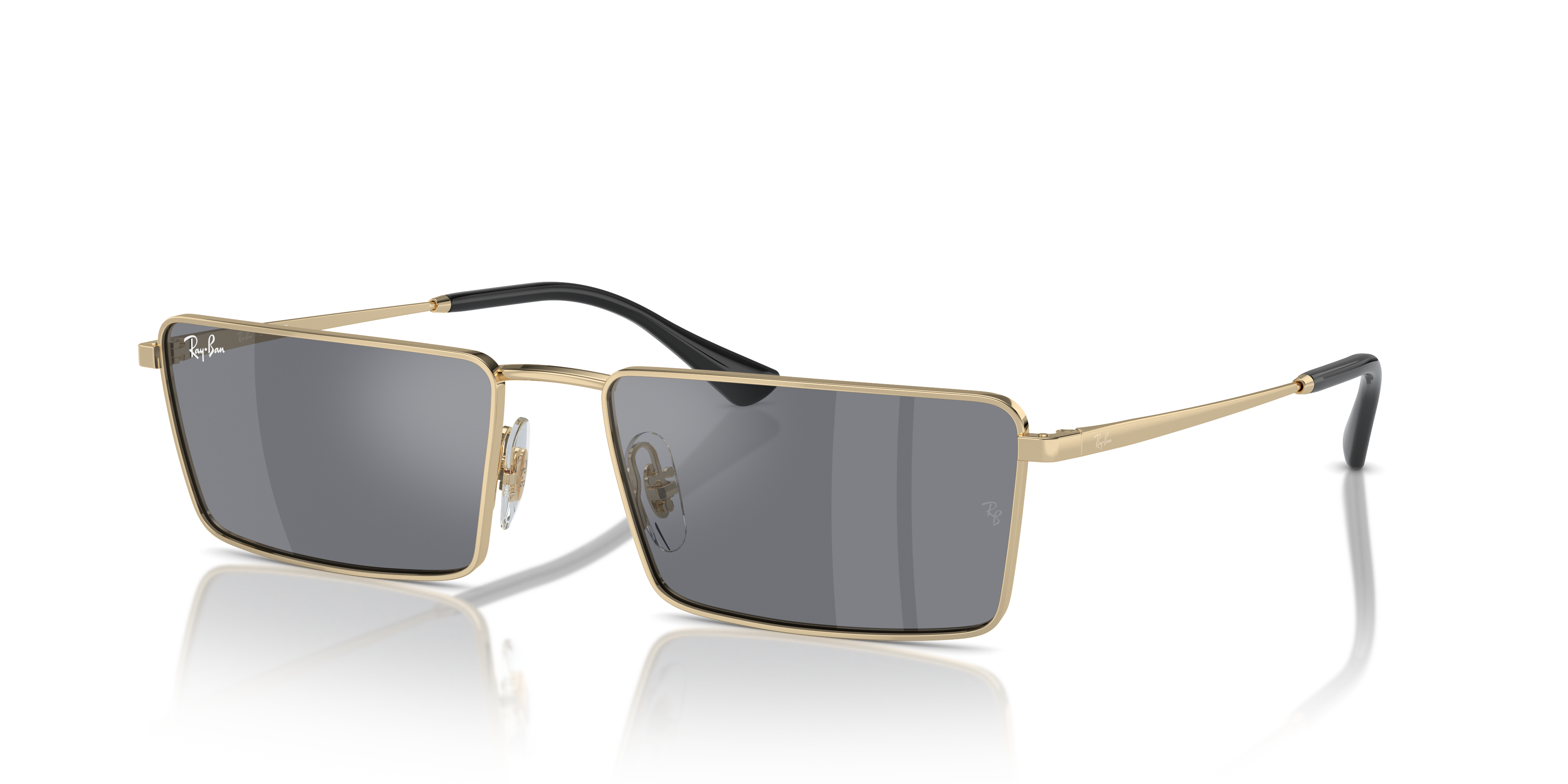 Ray-Ban Emy Bio-Based L (56 - 17) with Grey lenses and Gold frame