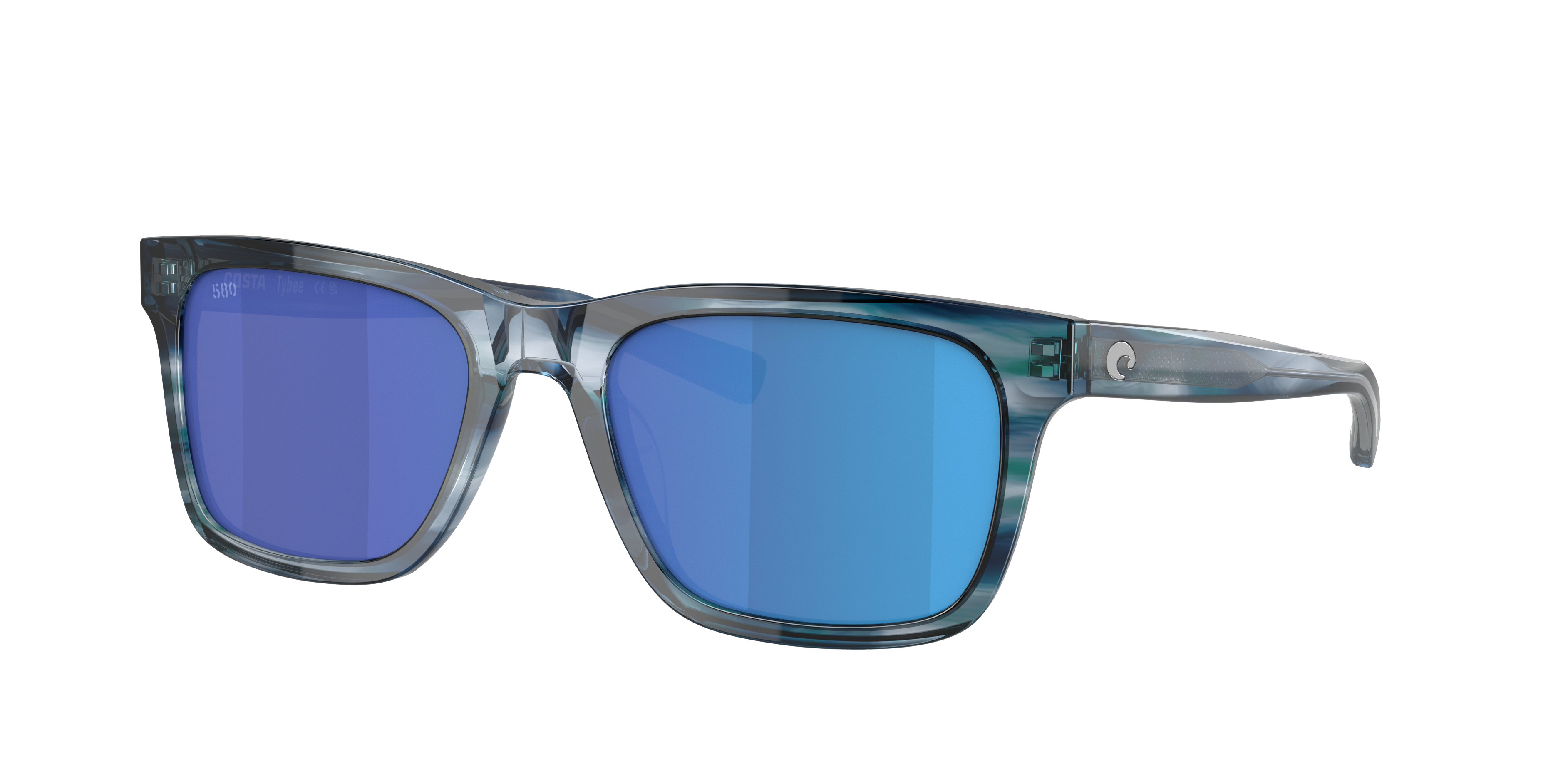Costa Man Sunglass Tybee -  Frame color: Ocean Currents, Lens color: Blue Mirror