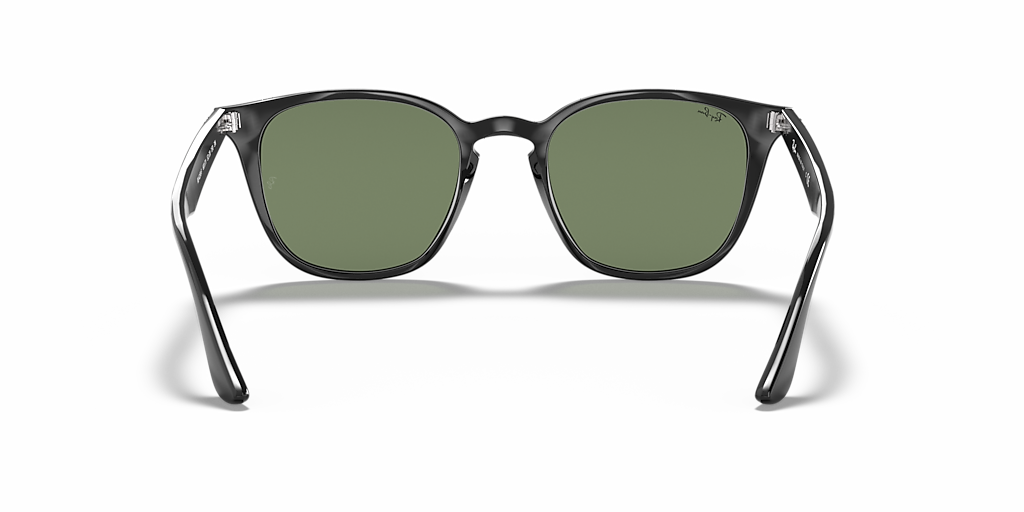 Ray-Ban RB4258 L (52 - 20) with Green lenses and Black frame