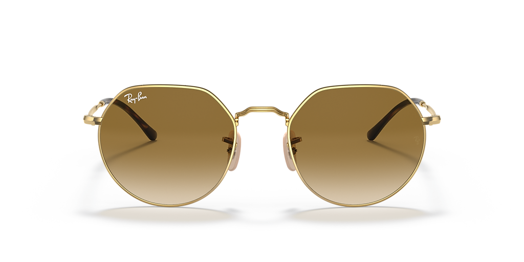 Ray-Ban Jack L (53 - 20) with Brown lenses and Gold frame